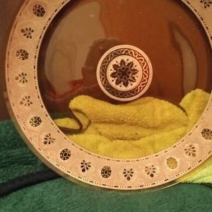 Vintage gold plate